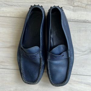 Tods 7 1/2 womens navy
